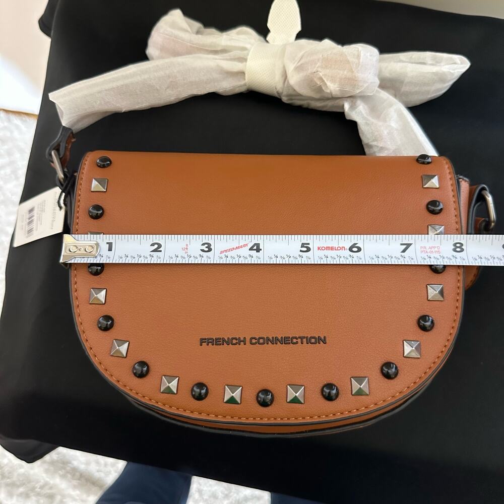 French Connection Brown Studded Women's Bag. NWT - Picture 7 of 8
